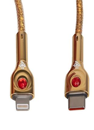 Кабель (шнур) lp usb type-c на lightning 30вт зі швидкою зарядкою (qc) 1м c301ml