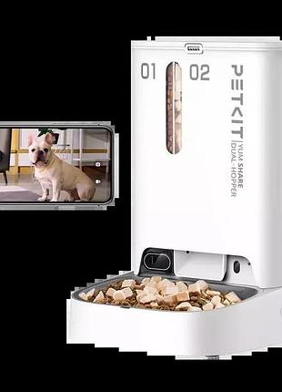 Смарт годівниця petkit yumshare dual-hopper with cam p591