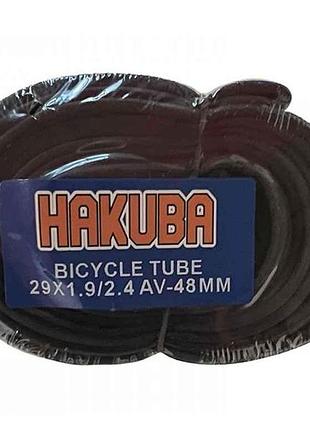 Камера для велосипеда d-29 х 1.9/2.4 av 48 мм тм hakuba