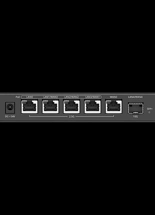 Маршрутизатор ruijie reyee rg-eg406xs-p poe (6 портов) с облачным управлением