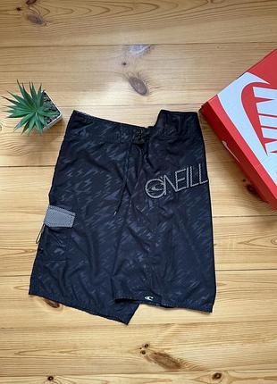 O’neill big logo side-pocket monogram shorts оригінальні монограмні шорти онейл з великим логотипом збоку боковим карманчиком