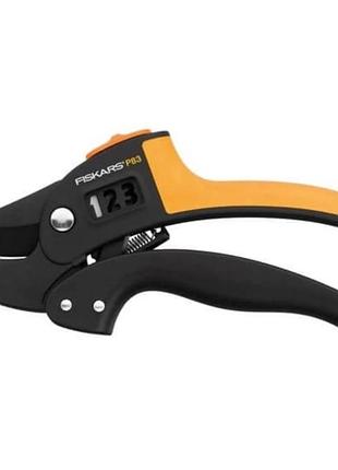 Контактный секатор с храповым механизмом powerstep™ fiskars p83 111670 (1000575)