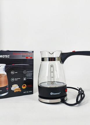Профессиональная электрическая турка для приготовления кофе domotec r-128 0.5л 600вт ga-64