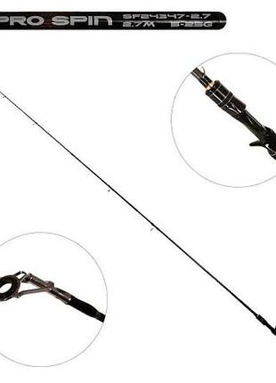 Спиннинг штекерный 2,7м 5-25г pro spin 2к sf24347-2.7 тм stenson