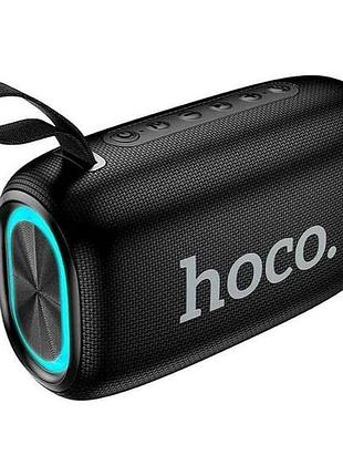 Портативная колонка hc25 5w/led/bt5.2/usb/aux/microsd/fm/400mah/tws 202х123х86см черная тм hoco