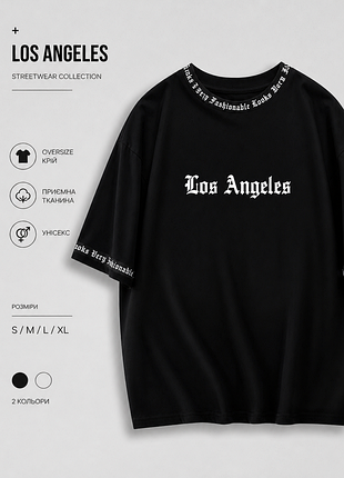 Футболка oversize “los angeles” | streetwear стиль