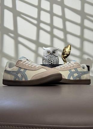 🌺женские кроссовки asics onitsuka tiger tokuten beige blue