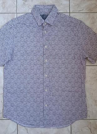 M&amp;s pure cotton качественная рубашка