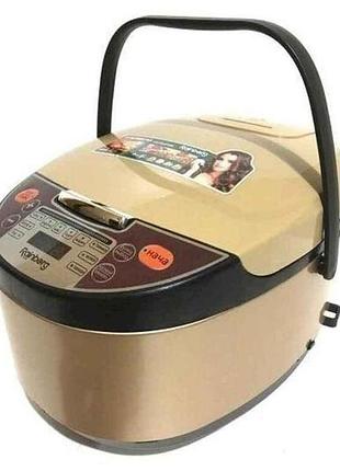 Мультиварка 1500вт 6л rb-6207 beige скороварка/фритюрница тм rainberg