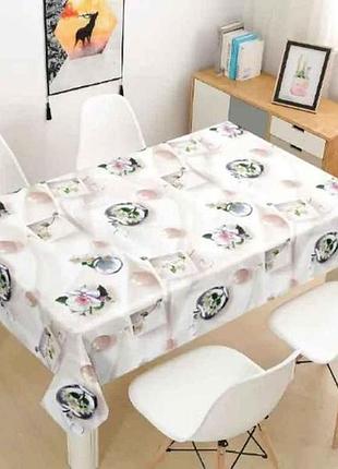 Скатерть силиконовая gel es1213-1 1,35*1,5м тм dariana