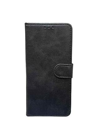 Чехол-книжка redmi flip cover leather для note 14 pro 4g черный тм gerlax