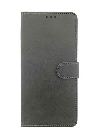 Чохол-книжка redmi flip cover leather для note 13 5g сірий тм gerlax