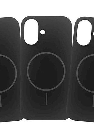 Накладка magsafe color iphone для 11 pro max black тм gerlax