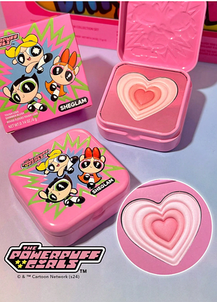 Шимерні рум'яна sheglam the powerpuff girls tough love shimmer blush - utonium (6028)