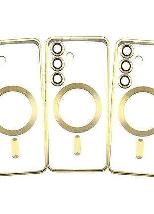 Накладка magsafe matte samsung full camera для s24 plus/s926 gold тм gerlax
