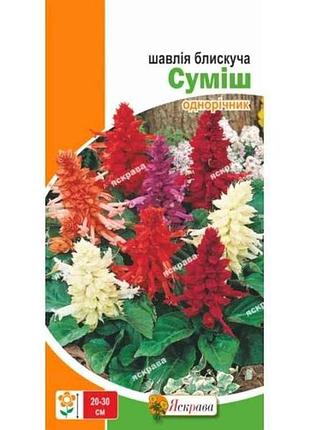 Шалфей низкий блестящий смесь (20 пачек) 0.2г тм яскрава