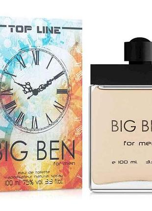 Туалетная вода чел. big ben (100мл.) тм top line