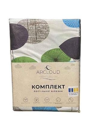 Комплект постільної білизни 1,5-х сп 75 г/м2 полікотон тм arcloud