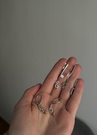Срібні сережки 925 проба