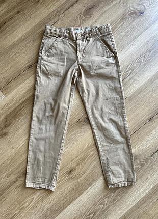 Брюки для хлопчика h&m бежеві.розмір 130