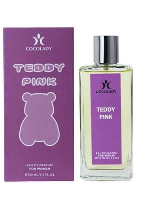 Парфумована вода для жінок 110мл (zj) teddy pink тм cocolady