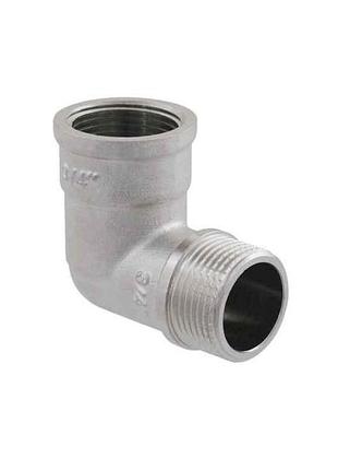 Угол 3/4 латунь, зв, dn20, никель, up02 тм raftec