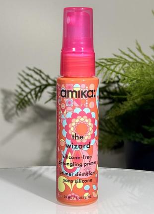Термозащитный спрей для волос amika wizard silicone free detangling primer 30 ml mini
