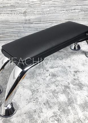 Подлокотник для маникюра eco stand mini на металлических ножках, черный