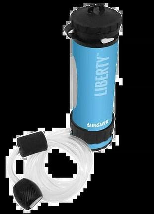 Портативная бутылка для очистки воды lifesaver liberty blue