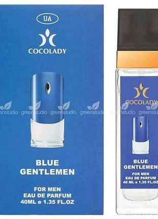 Парфюмированная вода для мужчин 40мл blue gentlemen аромат givenchy blue label pour homme тм cocolady