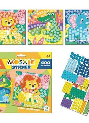 Мозаика зоопарк со стежками 300896 тм dodo