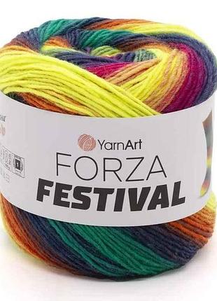 Пряжа forza festival 75% вовна 25% поліамід 420м 100г 4шт/уп арт.2917 тм yarnart