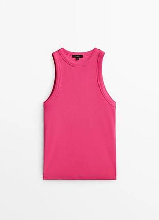 Massimo dutti, майка в рубчик