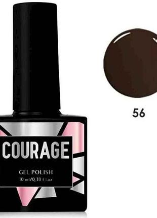 Гель-лак 10мл для ногтей no056 кофе тм courage