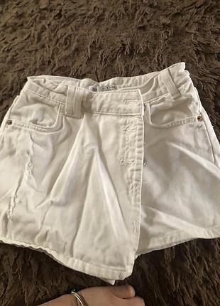 Джинсові юбка шорти zara 134см