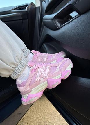 Кроссовки new balance 9060 full pink