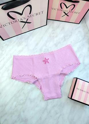 Хлопковые трусики cheeky pointelle. the lacie. victoria’s secret. оригинал 🇺🇸