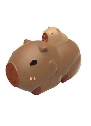 Игрушка capybara-san на колесиках тм tlt