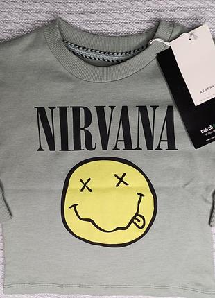 Лонгслив на мальчика reserved nirvana