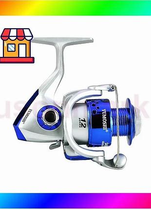 Bs котушка безінерційна yumoshi best mix sa 2000 silver-blue bas77/n