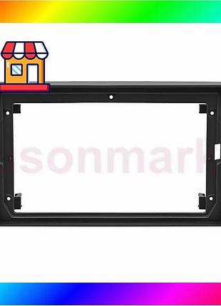 Bs переходная рамка audi best mix a3 2008-2012 (au 016n) 9" black bas77/n