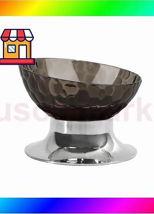 Bs миска для кошек best mix taotaopets 134425 gray bas77/n