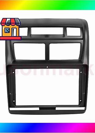 Bs переходная рамка kia best mix sportage 2 2008-2010 ac/mc (6934) 9" black bas77/n