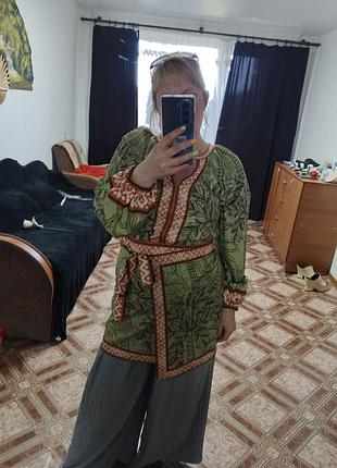 Туника женская блузка удлинена.