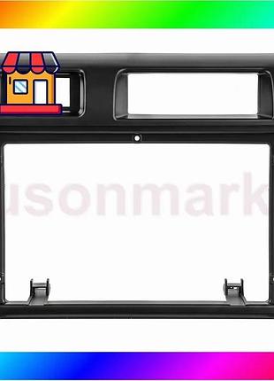 Bs переходная рамка toyota best mix land cruiser (70) 2007-2020 (3328) 9" black bas77/n