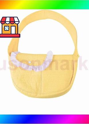 Bs слінг-перенесення для котів best mix та собак sy-2022-0502 yellow l (43*11*29 см) bas77/n