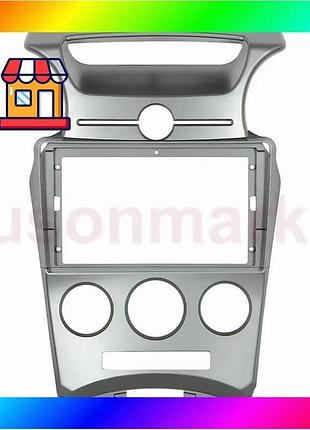 Bs переходная рамка kia best mix carens un 2006-2012 manual ac (6921) 9" bas77/n