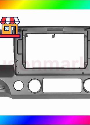 Bs переходная рамка honda best mix civic 2008-2011 (ho 083t) 10.1" gray bas77/n