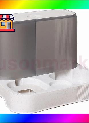 Bs миска для кошек best mix собак с автоматической поилкой и кормом taotaopets 193306 beige bas77/n