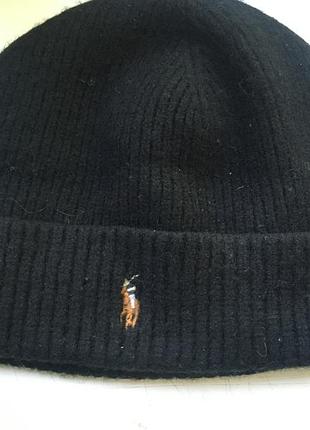 Оригинальная шерстяная шапка polo ralph lauren